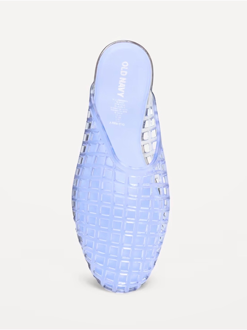 Woven Jelly Mule Slide - Light Blue - Picture 2 of 5